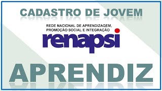 Cadastro e inscrição de Jovem Aprendiz na Renapsi [upl. by Faber202]