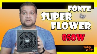 Fonte Super Flower LEADEX III 850W 80 Plus Gold Full modular [upl. by Gotthard675]