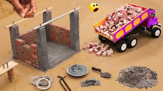 diy mini truck making house construction science project ‪sanocreator [upl. by Anertac379]