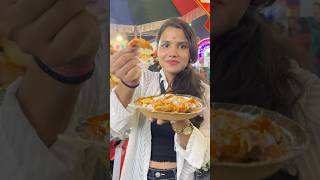 Rs 200 Street Food Challenge In navratri Mela 😱  Eating only Street Food At Navratri Mela shorts [upl. by Janine585]