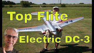 Top Flite Electric DC3 RC Model Airplane [upl. by Adiela737]