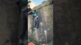 The Rib 7B  Burbage South Edge Bouldering [upl. by Liryc521]