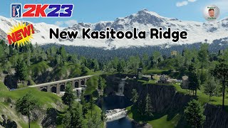 PGA Tour 2K23  New Kasitoola Ridge  Course Review amp Playthrough [upl. by Leipzig]