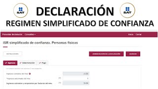 DECLARACION RESICO SAT 2022 PASO A PASO [upl. by Kcirderfla]