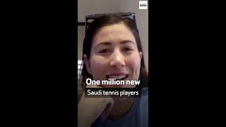 One million new Saudi tennis players [upl. by Lanctot]