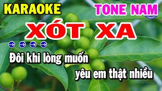 Karaoke Xót Xa Tone Nam Nhạc Sống Beat Hay Nhất  Kho Nhạc Karaoke [upl. by Johnstone973]