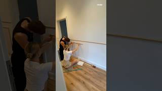 FLUR MAKEOVER …🫢😍 makeover diy umbau haus renovieren handwerk interior design [upl. by Analli]