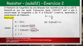 Exercício 02 Resistividade [upl. by Talia]