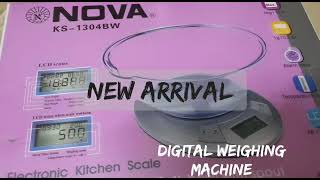 Best New Arrival  Nova Kitchen Digital Weighing Machine  Kitchen Gadget Must Have [upl. by Rena]