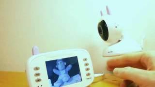 Baby watcher review  Topcom Babyviewer 4500 [upl. by Nnanaej]