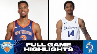 Delaware Blue Coats vs Westchester Knicks  Game Highlights [upl. by Nnyliak]