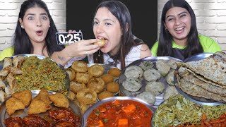 Guess the Indian Serial Food Challenge  Spicy Maggi Golgappa Momos Spring Roll Besan ke Laddu [upl. by Danit]