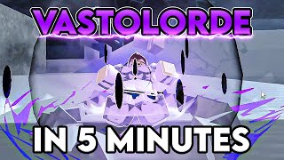 HOW TO BECOME VASTOLORDE IN 5 MINUTES Roblox Peroxide [upl. by Rihaz406]