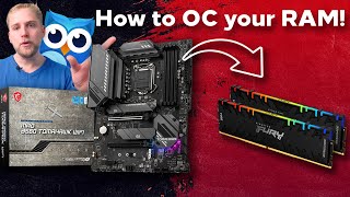 Tutorial How to Overclock your RAM using MSI Try it from your BIOS [upl. by Sylirama843]