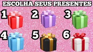 ESCOLHA SEUS PRESENTES 🎁 CHOOSE YOUR GIFTS 🎁 DE 1 A 6 [upl. by Aundrea209]