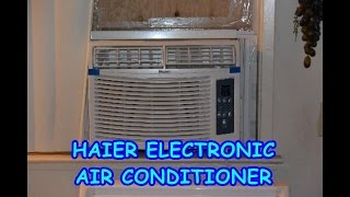 Haier Electronic Remote Control Air Conditioner REVIEW [upl. by Rask]