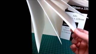 Matt White Plasticard Styrene Sheet [upl. by Gordie]