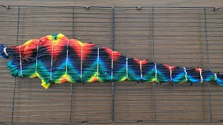 Tiedye pattern P218  Wavy wigwag [upl. by Shantha838]