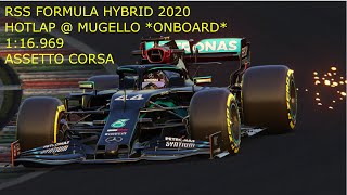 MercedesAMG F1 W11  Mugello  116969  Assetto Corsa  RSS Formula Hybrid 2020 [upl. by Sevein]