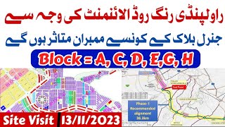 Which members of RUDN Enclave General Block will be affected due to Rawalpindi Ring Road alignment [upl. by Mortie375]