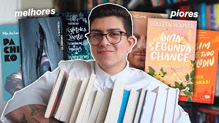 os últimos 21 LIVROS que eu li do pior ao melhor [upl. by Layney767]