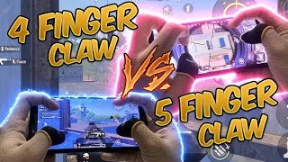 4 FINGER vs 5 FINGER CLAW ⚡️  FULL EXPLANATION FOR CONTROL RELATED PROBLEM IN BGMI  PUBG MOBILE [upl. by Kreit]