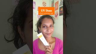 UV Doux silicone sunscreen gel Malayalam reviewSunscreen for all skin types 🫡skincare myntra [upl. by Archambault984]