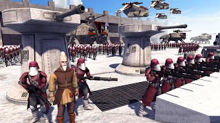 Clone Marines Defend CITY WALLS From Invasion  Men of War Star Wars Mod [upl. by Irep544]