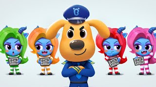 Antels Rescue Mission  Police Cartoon  Funny Cartoons for Kids  Sheriff Labrador [upl. by Blinni]