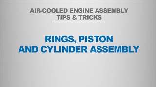 Aircooled Engine Assembly 4 Rings Piston and Cylinder Assembly [upl. by Idham]