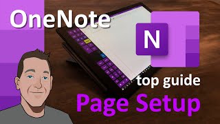 OneNote Page setup  Do these 3 things Top guide [upl. by Krever6]