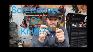 How to replace the blade on a Kershaw Knifemaybe [upl. by Mehta]