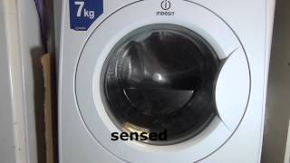 indesit Prime PWE71420 Washing Machine  Mix cool 30 Full Cycle [upl. by Esinel]