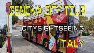 4K Genova City Bus Tour Italy [upl. by Efron580]