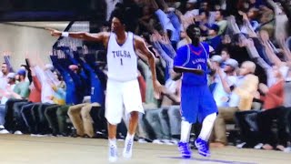 NCAA BASKETBALL 10  KANSAS at TULSA  1st Half [upl. by Cyler]