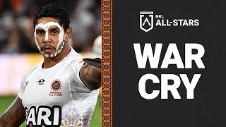 Indigenous War Cry  NRL All Stars 2022  NRL [upl. by Sabina]