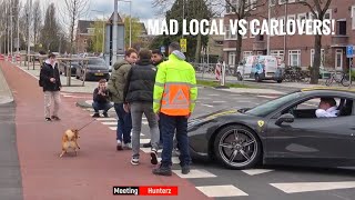 Supercars Arriving IAMS 2024 MAD LOCALS 13  918 Spyder 599 GTO F12 TDF Ford GT SVJ And More [upl. by Ecirad352]