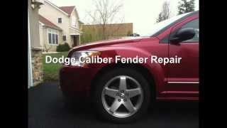 Dodge Caliber Fender Repair wwwdoordingfixcom 7174737376 [upl. by Wilhide]