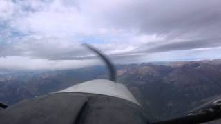 Bellanca Super Viking crossing the Rockies [upl. by Enitsirhk]