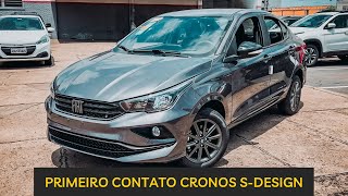 FUI CONHECER O NOVO FIAT CRONOS SDESIGN 2023 [upl. by Valentijn]