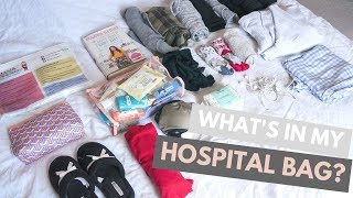 WHATS IN MY HOSPITAL BAG  SECOND BABY  VBAC DELIVERY POTENTIAL CSECTION AND HYPNOBIRTHING [upl. by Custer]