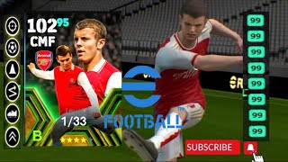 How To Train Free Epic Booster Wilshere in eFootball 2024 Wilshere max level training in eFootball [upl. by Croydon]