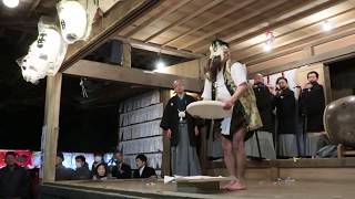 笹川の神楽「スサノオノミコト・大鏡餅を投げた～！」香取郡東庄町 2018 [upl. by Mcroberts466]