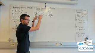 Matematik 2 LÖSA EKVATIONSSYSTEM MED SUBSTITUTIONSMETODEN samt repetition av additionsmetoden [upl. by Ahsinnor]