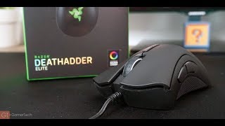 Razer Deathadder Elite Review  עכבר גיימינג רייזר סקירה ואנבוקסינג [upl. by Ahsieni]