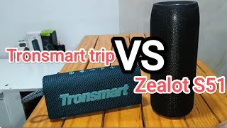 Tronsmart trip 10w VS Zealot S51 10w Qual a melhor  🤔 [upl. by Strade]