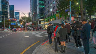 What Are People Wearing In Gangnam Street In the Fall Season  Korean Fashion Styles 4K HDR [upl. by Zielsdorf]