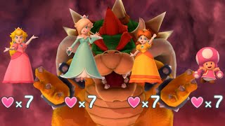 Mario Party 10  Peach Rosalina Daisy Toadette Bowser  Whimsical Waters [upl. by Alten111]