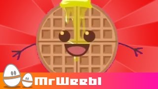 Waffles  animated music video  MrWeebl [upl. by Mccallion]