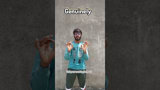 Genuinely😊 englishlanguage englishvocabulary englishwords basicenglish yshorts viralvideo [upl. by Eulalee173]